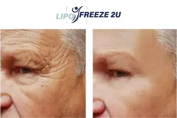 Mens before and after Morpheus 8 Poole results.