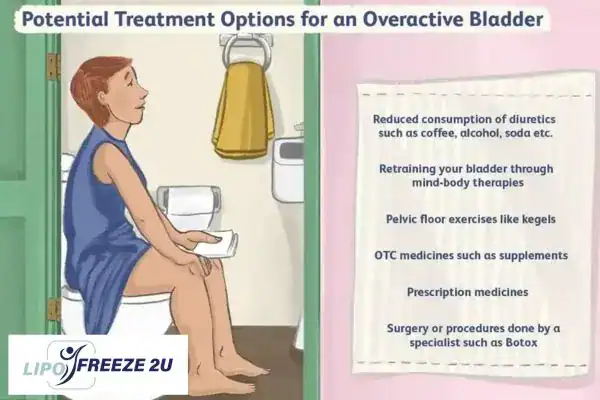 image of woman on toilet because of an overactive bladder Poole
