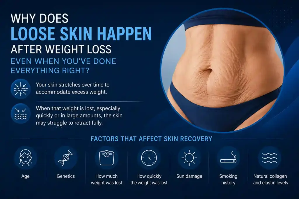 Why Does Loose Skin Happen After Weight Loss Even When You’ve Done Everything Right Poole?